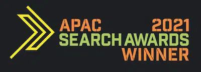 APAC Search Awards 2021 winner